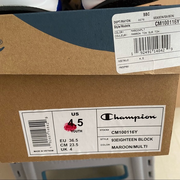 Brand New CHAMPION Sneakers (W 6 / Y 4.5) - Picture 11 of 12